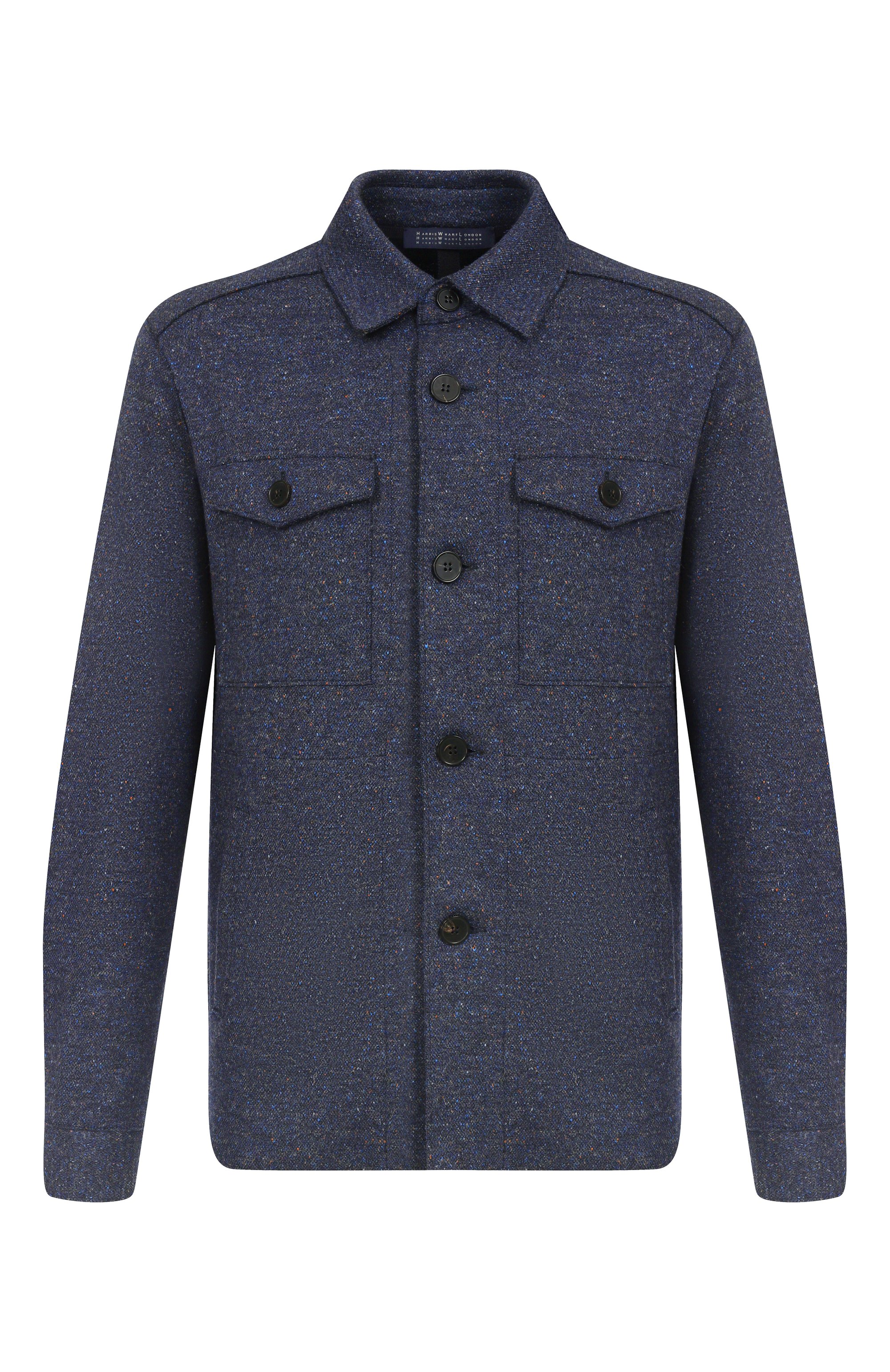 Куртка-рубашка из шерсти и шелка HARRIS WHARF LONDON, арт. CH9320MDH, фото 1