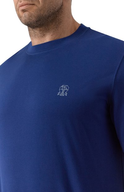 Хлопковая футболка BRUNELLO CUCINELLI, арт. M0B138440W, фото 5