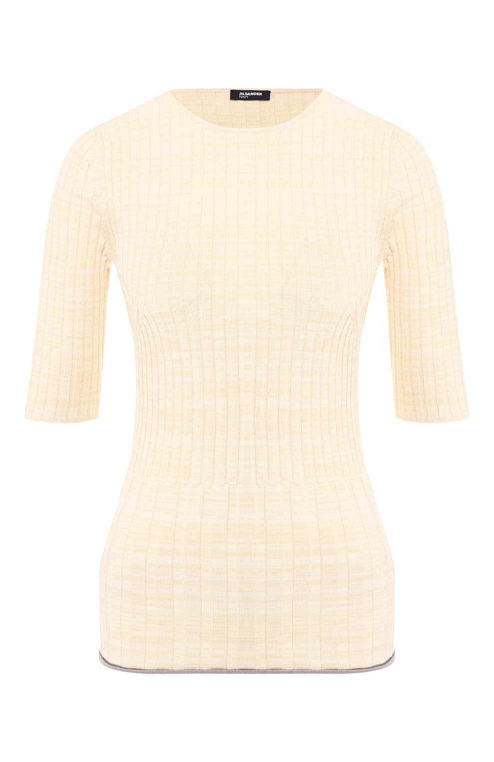 Хлопковый топ JIL SANDER NAVY, арт. JNWM7536C/JMY2401E, фото 1