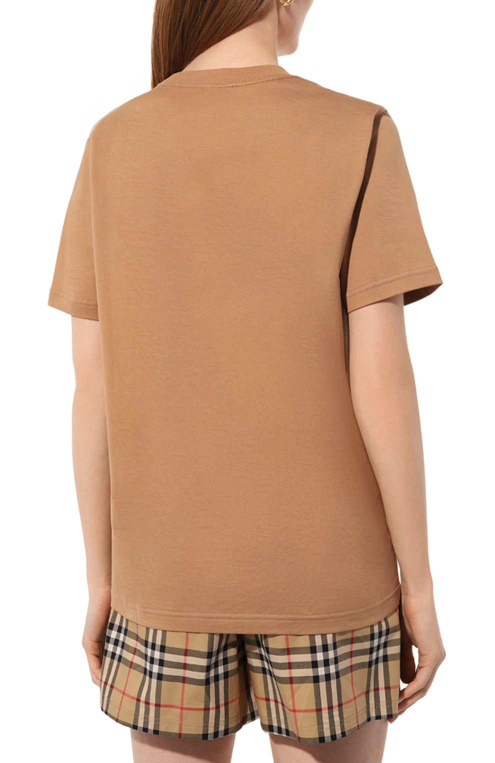 Хлопковая футболка BURBERRY, арт. 8080427, фото 4