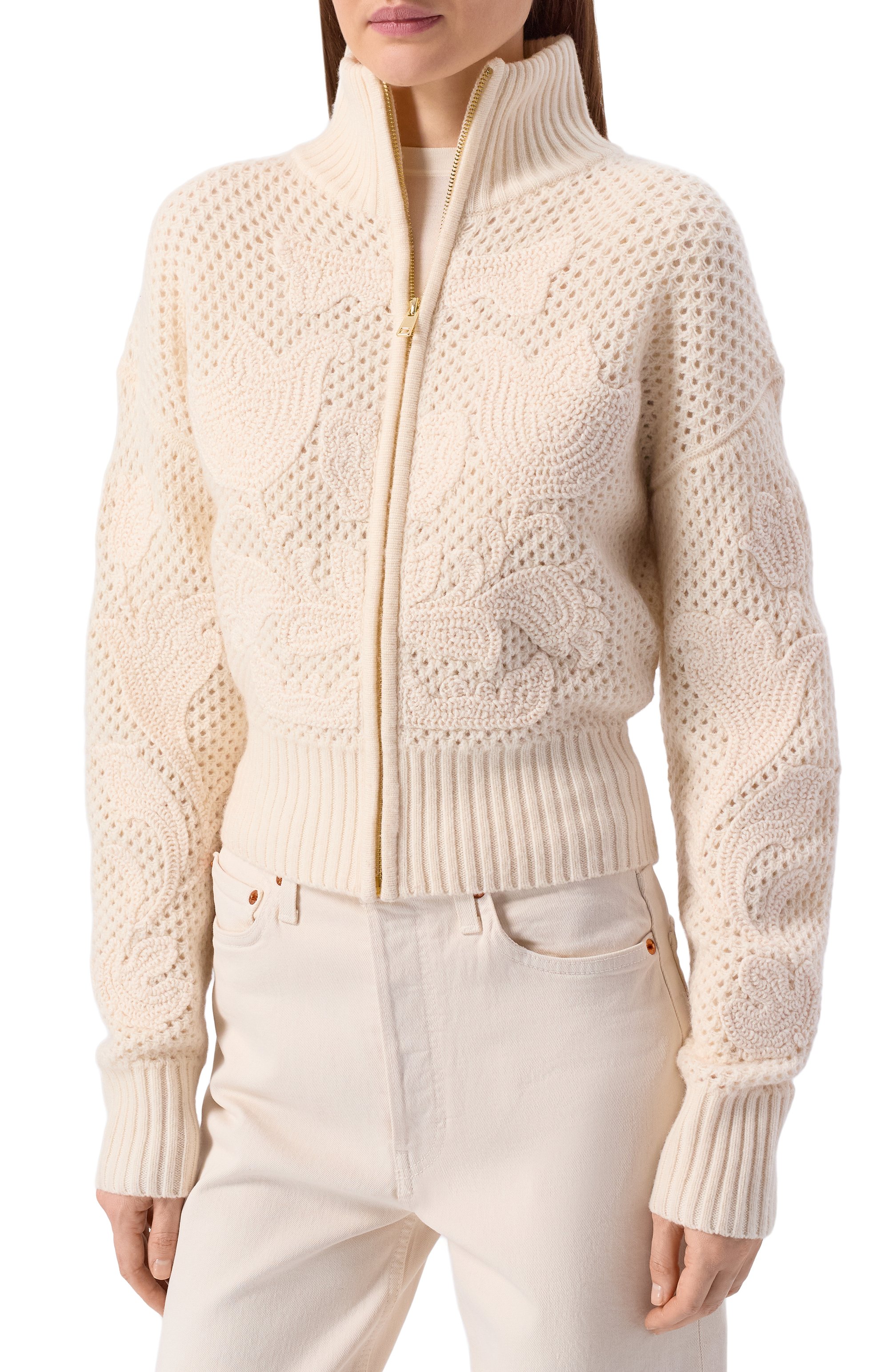 Кардиган из шерсти и кашемира ХОХЛОМА Х АЛЕНА АХМАДУЛЛИНА, арт. WKT1114, фото 3