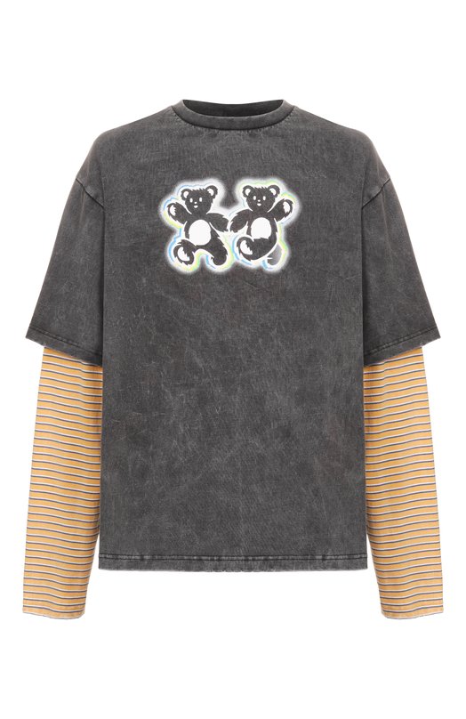 

Хлопковый лонгслив We11done, Серый