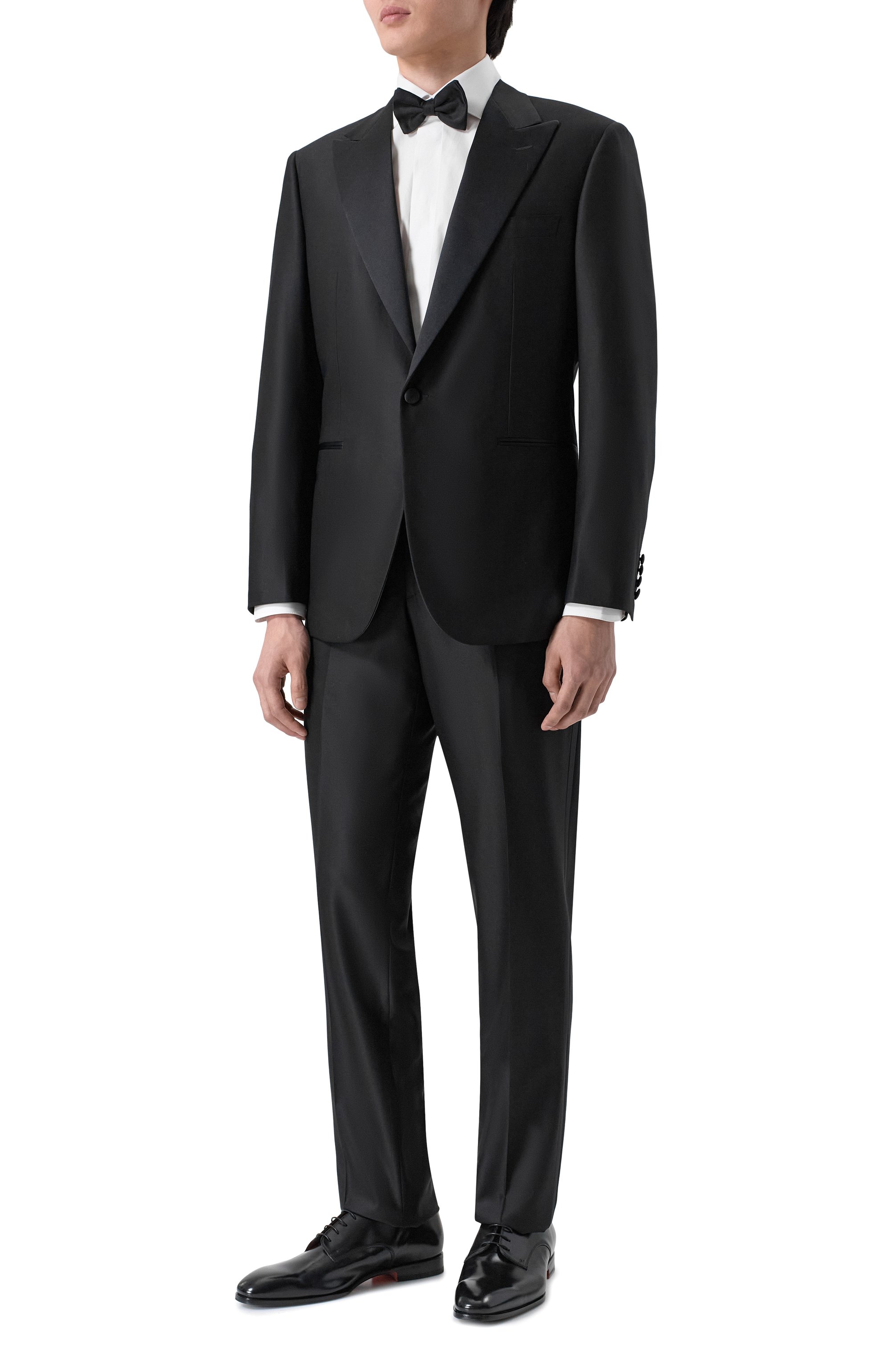 Шерстяной смокинг STEFANO RICCI, арт. S2SF43122B/HB_001, фото 1