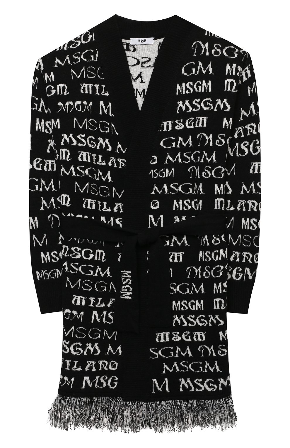 Кардиган с поясом MSGM KIDS, арт. MS027796, фото 1