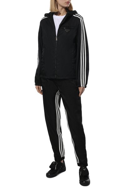 Куртка adidas for prada re-nylon PRADA черного цвета по цене 125000 руб., арт. SGB964-1WQ8-F0002-212, фото 2 Куртка adidas for prada re-nylon PRADA, арт. SGB964-1WQ8-F0002-212, фото 2