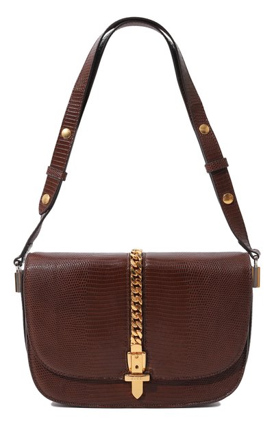 Сумка sylvie 1969 small из кожи ящерицы GUCCI, арт. 601067 LUZ0X, фото 1