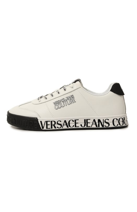 фото Кожаные кеды versace jeans couture