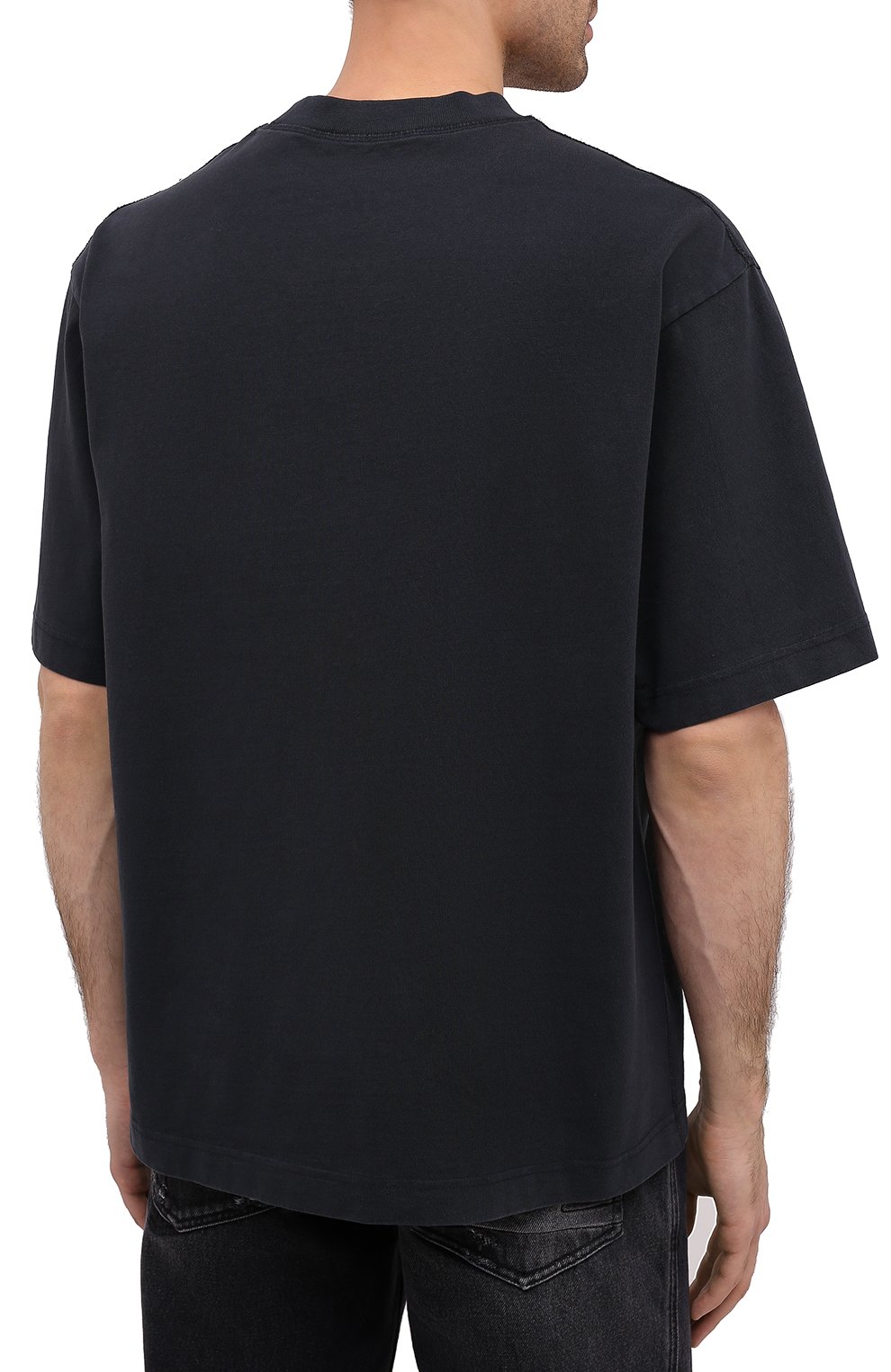 Хлопковая футболка ACNE STUDIOS, арт. BL0198, фото 4