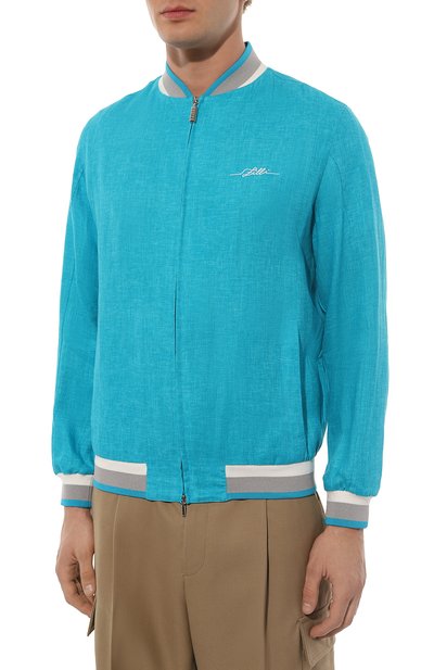 Льняной бомбер ZILLI, арт. B0M01BM0800VZL0T1, фото 3