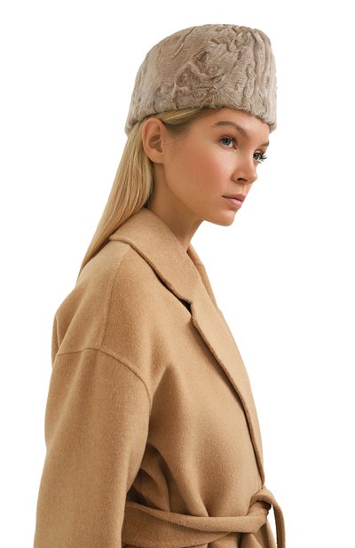 Пилотка вирджиниа из меха каракульчи FURLAND, арт. 0200007810075200000, фото 2
