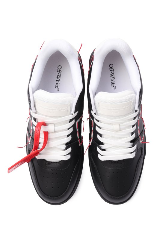Кожаные кеды Out of Office Off-White 0MIA189F25LEA00D Чёрный  0MIA189F25LEA00D Фото 6