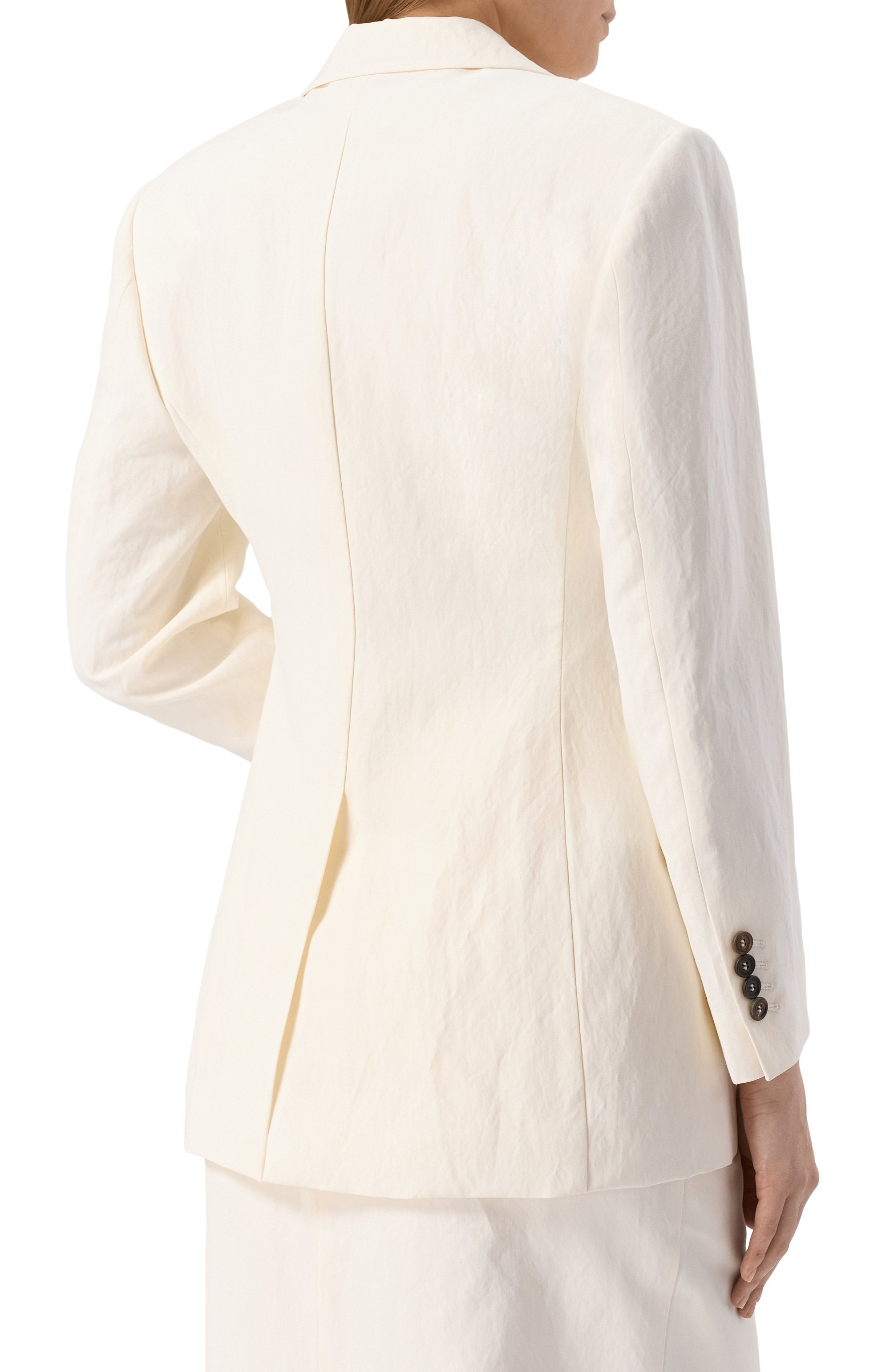 Жакет BRUNELLO CUCINELLI белого цвета по цене 527500 руб., арт. MH5407260, фото 4 Жакет BRUNELLO CUCINELLI, арт. MH5407260, фото 4