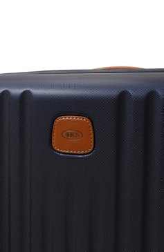 Женский дорожный чемодан capri trolley BRIC`S синего цвета, арт. BRK28039.606 | Фото 2 (Материал сплава: Проставлено; Драгоценные камни: Проставлено; Материал: Экокожа; Размер: large)