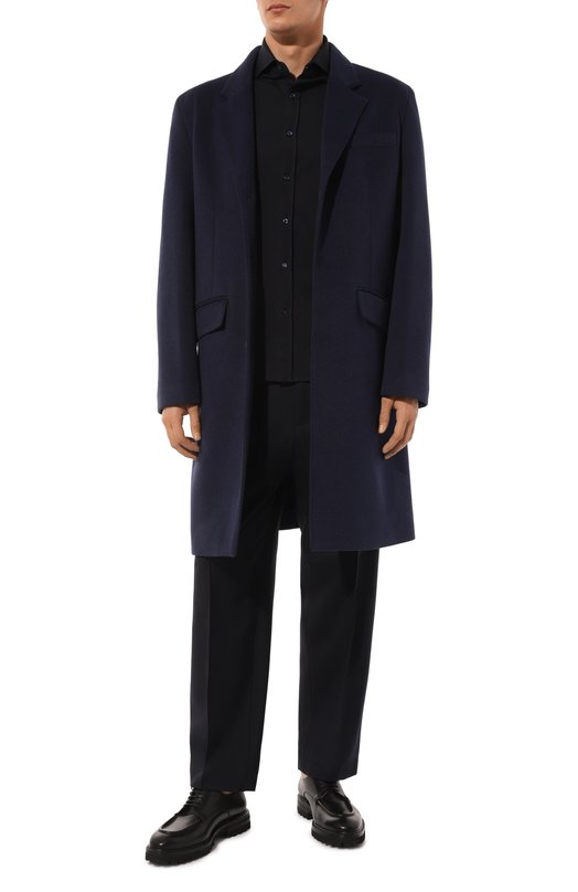 Хлопковая рубашка Brunello Cucinelli M0B136686 Синий  M0B136686 Фото 2