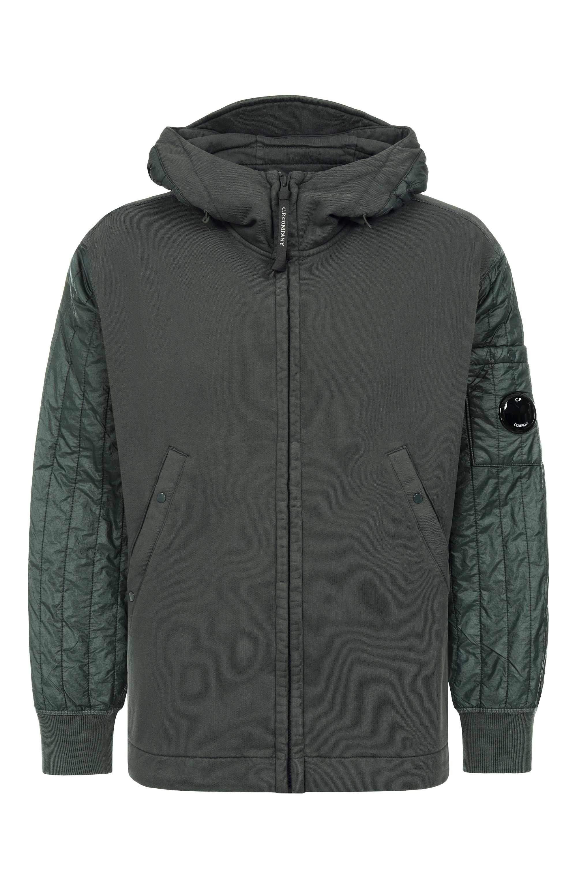 Комбинированная толстовка C.P. COMPANY, арт. 19CMSS054A005835M, фото 1