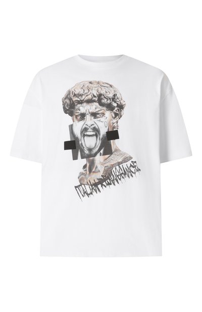 Мужская хлопковая футболка DIEGO VENTURINO, арт. DVTS0DHIR