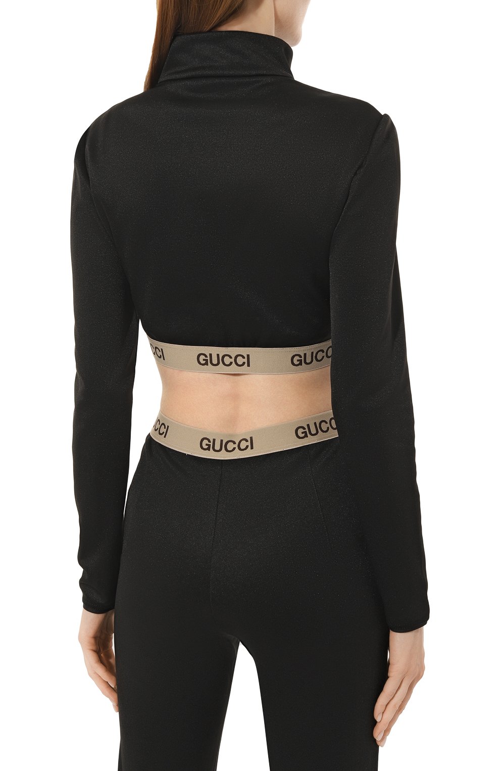 Топ the north face x gucci GUCCI черного цвета по цене 70560 руб., арт. 672399 XJDS6, фото 4 Топ the north face x gucci GUCCI, арт. 672399 XJDS6, фото 4