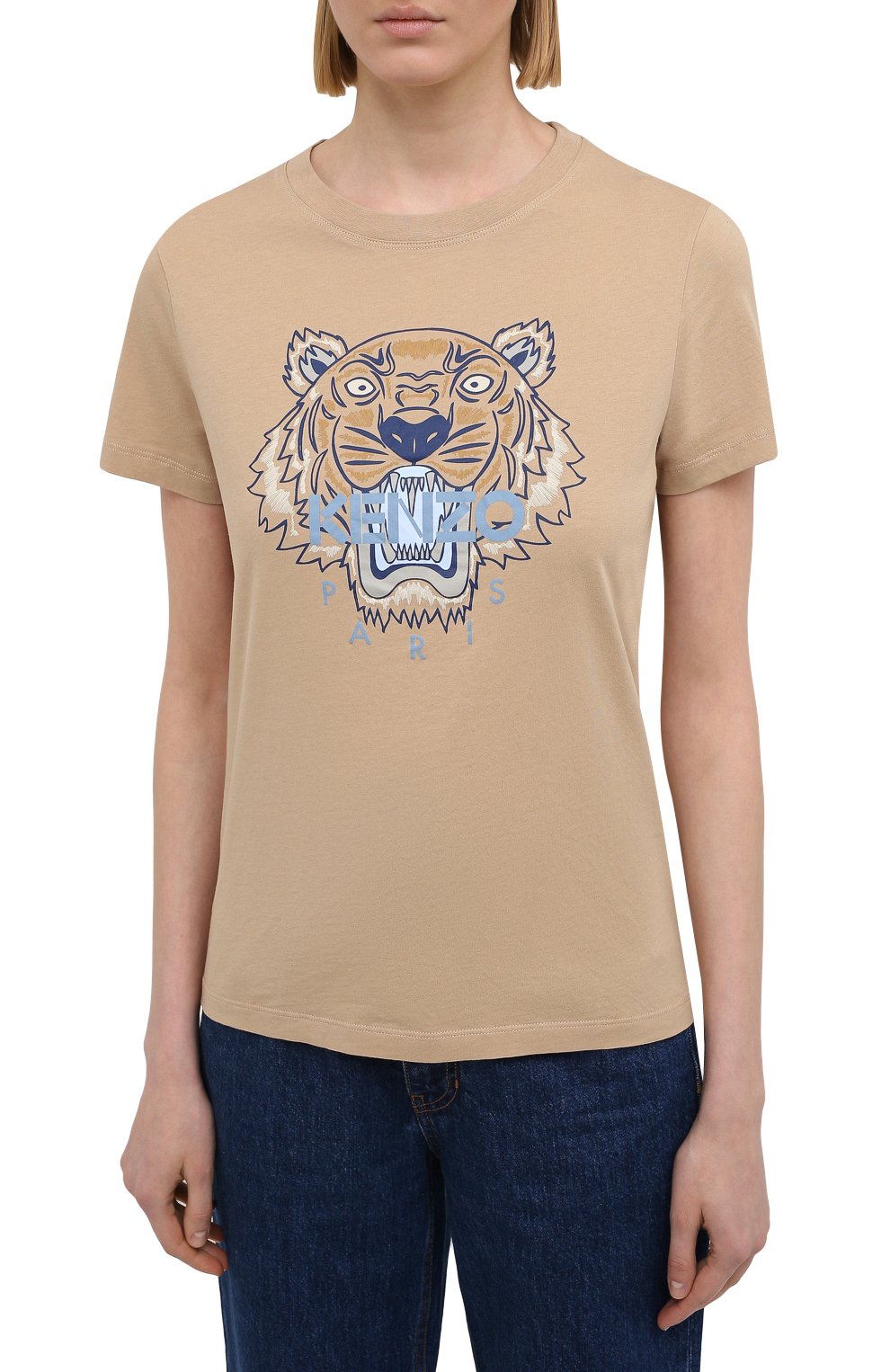 Хлопковая футболка KENZO, арт. FB52TS8464YB, фото 3