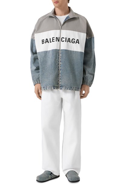 Комбинированная куртка BALENCIAGA, арт. 822843/TRW65, фото 2