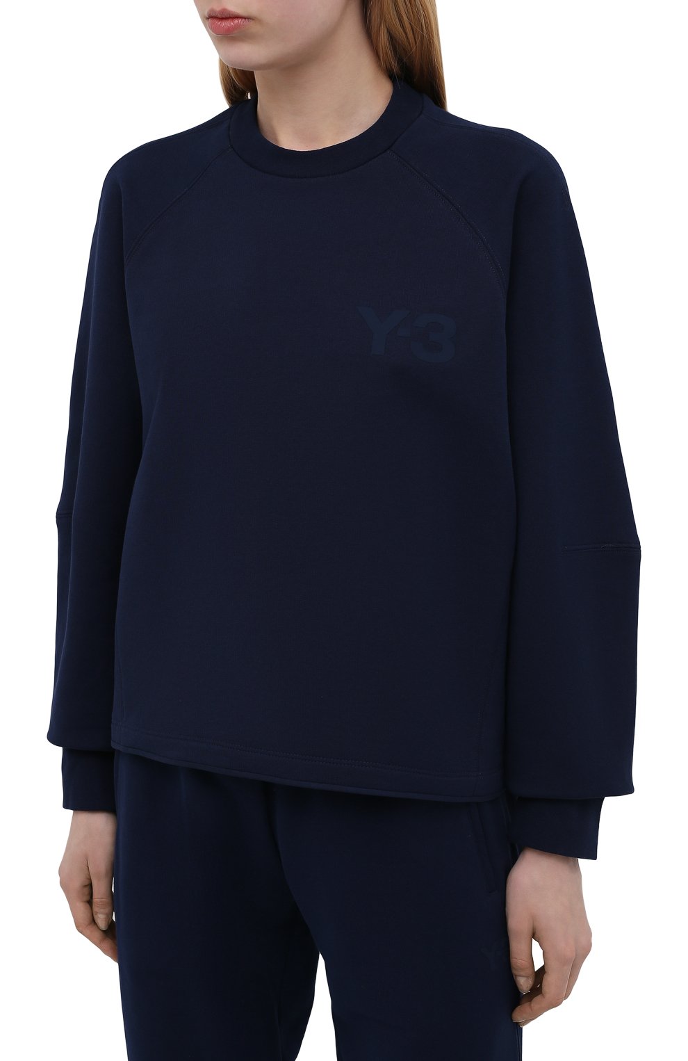 Свитшот Y-3 темно-синего цвета по цене 17600 руб., арт. GV0339/W, фото 3 Свитшот Y-3, арт. GV0339/W, фото 3