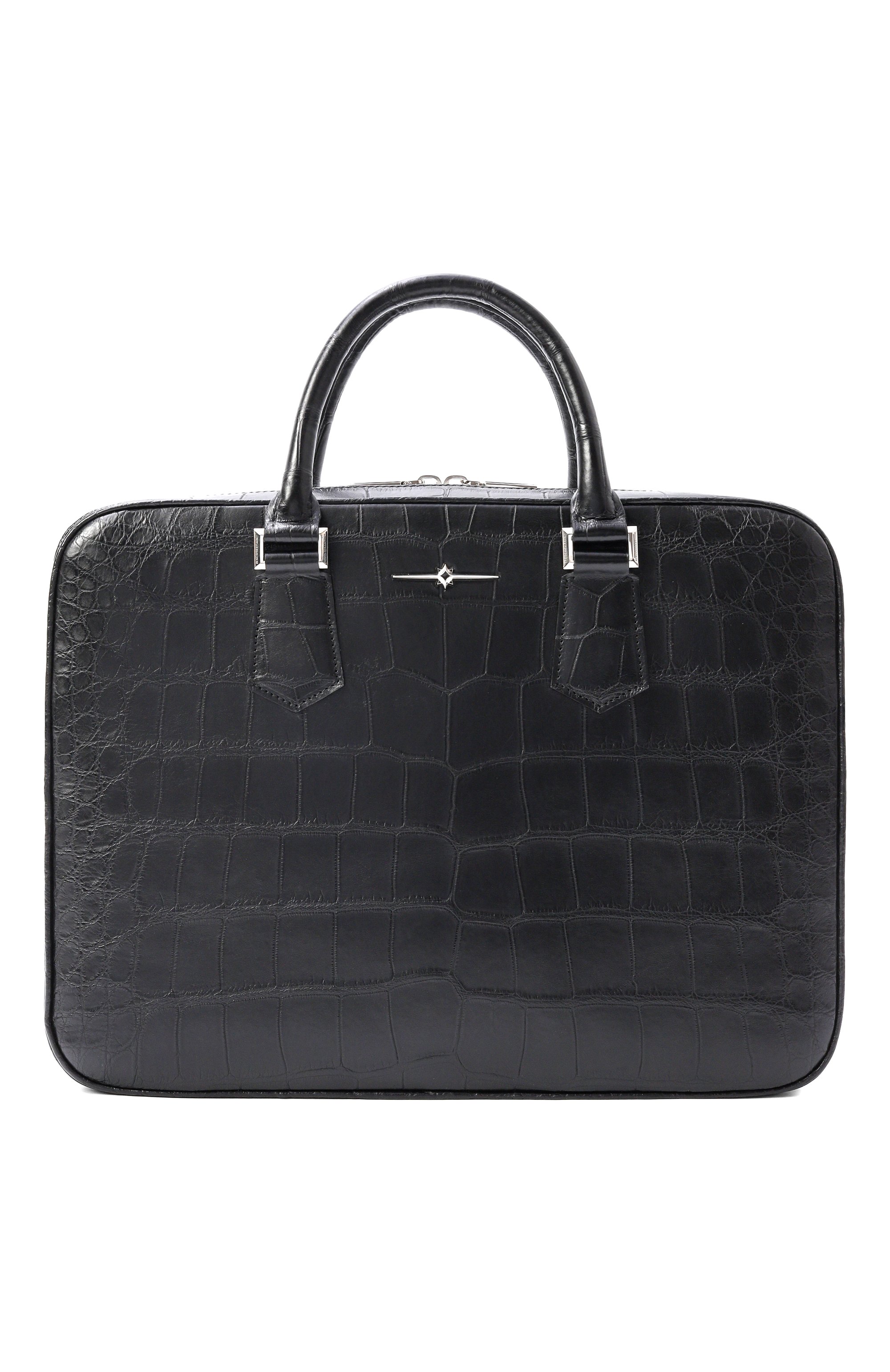 Портфель из кожи крокодила AURUS COLLECTION, арт. BB008BKS, фото 1