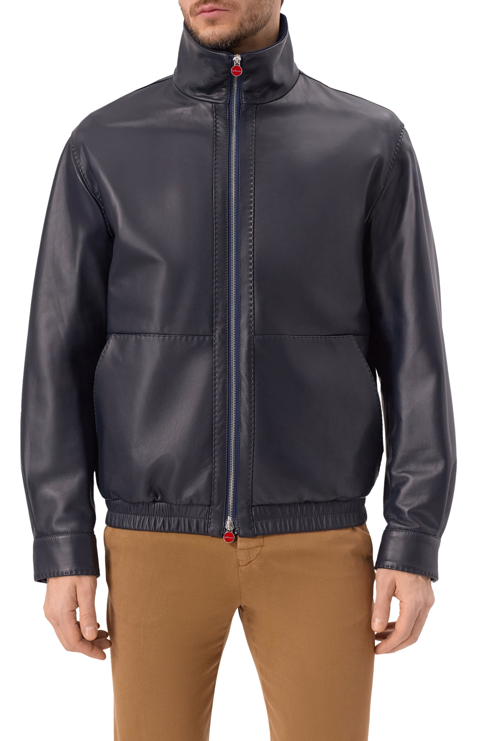 Кожаная куртка KITON, арт. UW2056V0822F17, фото 3