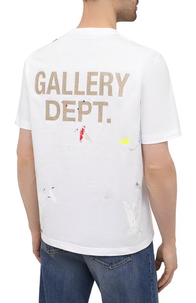 Хлопковая футболка lanvin x gallery dept  LANVIN, арт. RU-TS0005-J092-E21, фото 4