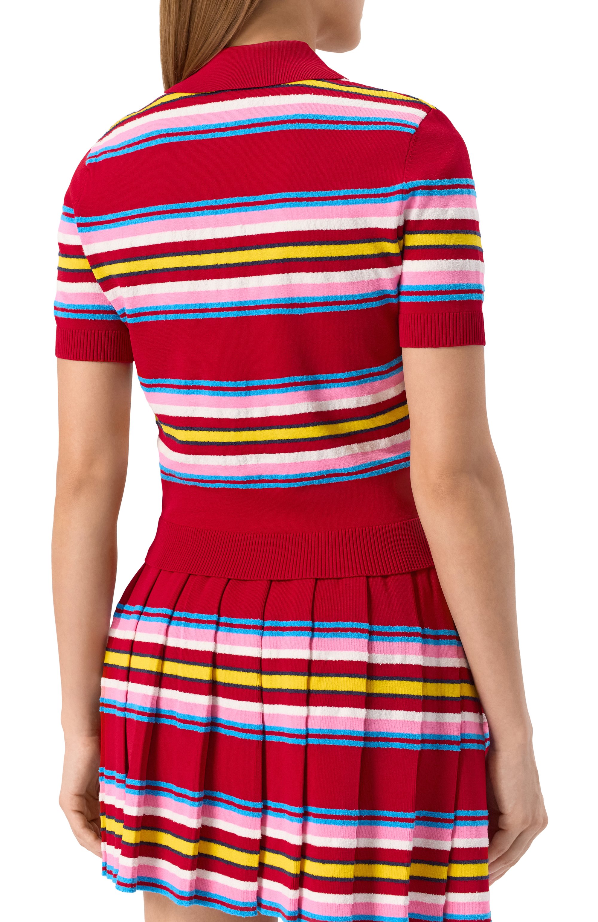 Поло из вискозы и хлопка CASABLANCA, арт. WS25-KW-946-01, фото 4