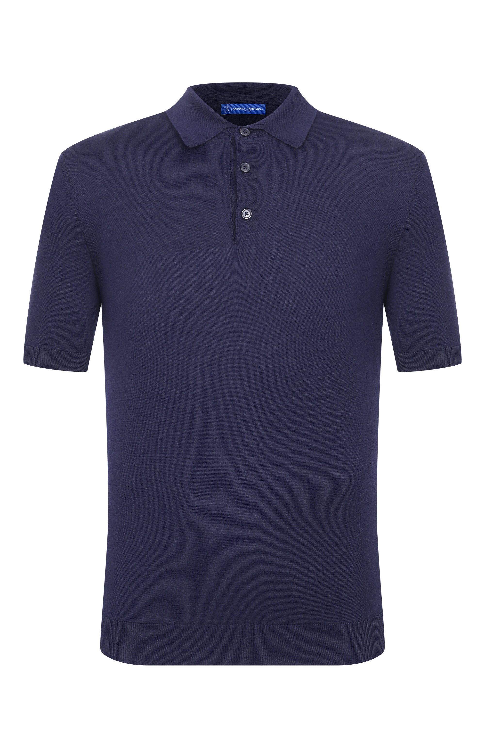 Хлопковое поло ANDREA CAMPAGNA, арт. M5426-8056, фото 1