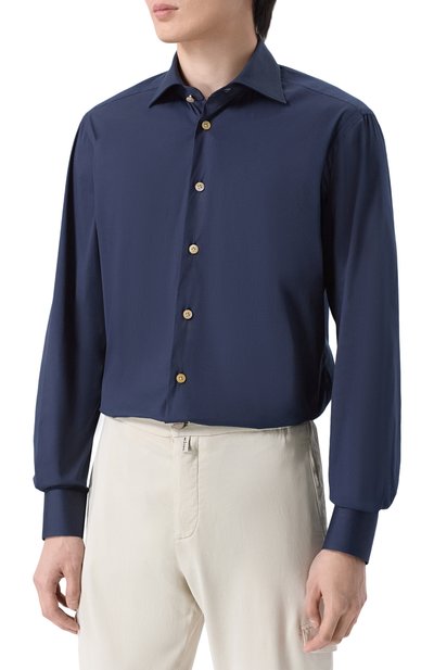 Хлопковая сорочка KITON, арт. UCCH0943206, фото 3