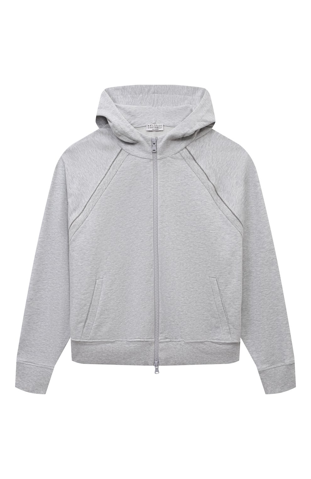 Хлопковая толстовка BRUNELLO CUCINELLI, арт. BH827E283C, фото 1