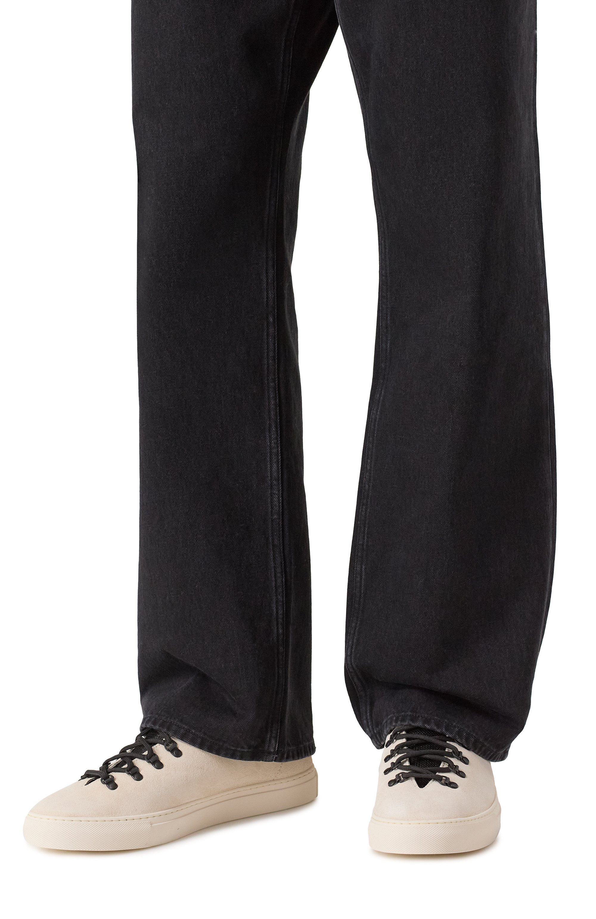 Замшевые кеды STONE ISLAND кремового цвета по цене 49150 руб., арт. K1SFWS10020-S0172, фото 3 Замшевые кеды STONE ISLAND, арт. K1SFWS10020-S0172, фото 3