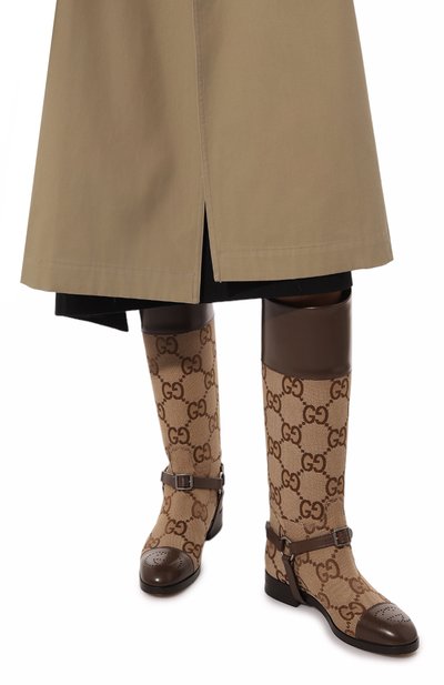 Комбинированные сапоги zelda GUCCI, арт. 674673 UKO50, фото 3