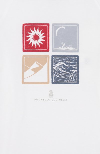 Хлопковое худи BRUNELLO CUCINELLI, арт. BE854E508A, фото 3