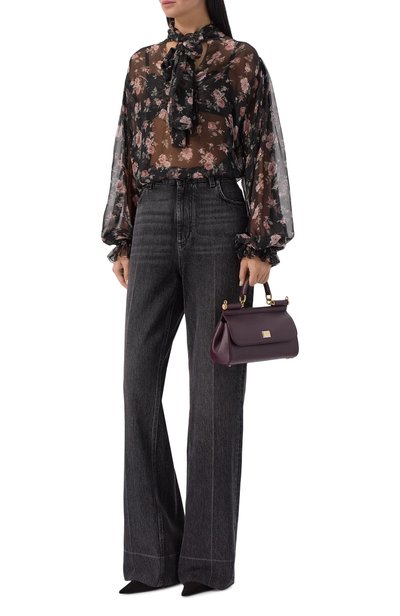 Сумка sicily DOLCE & GABBANA бордового цвета по цене 145200 руб., арт. BB7652/B1001_1, фото 3 Сумка sicily DOLCE & GABBANA, арт. BB7652/B1001_1, фото 3