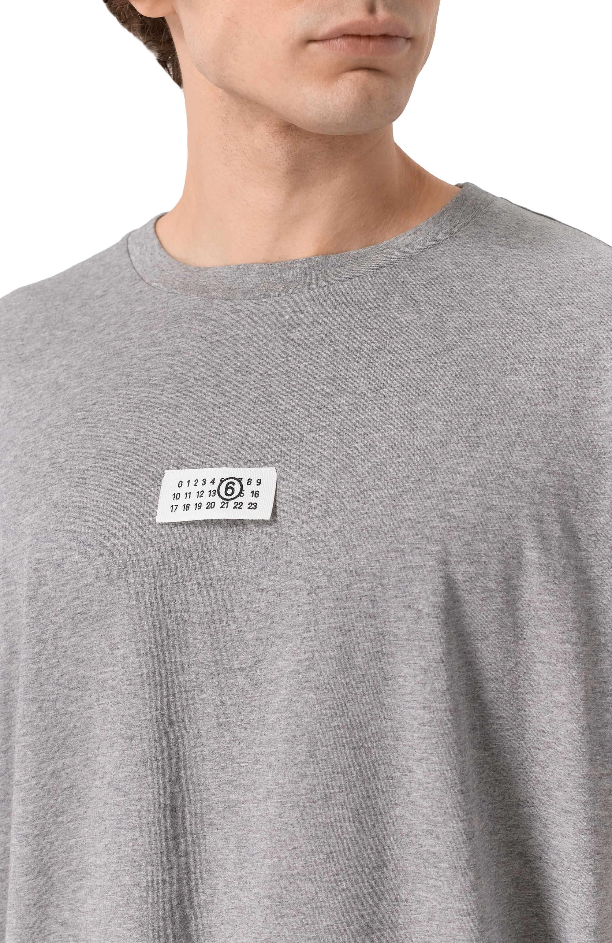 Хлопковая футболка MM6, арт. SH0GC0071/M20170_001, фото 6