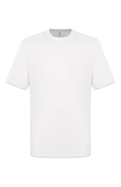 Мужская хлопковая футболка BRUNELLO CUCINELLI, арт. M0B137427W
