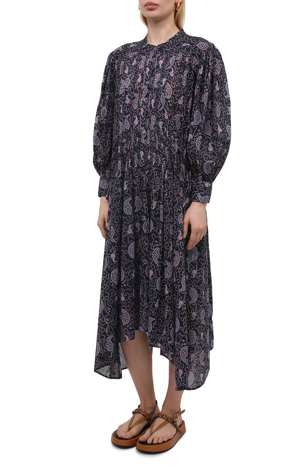 Хлопковое платье ISABEL MARANT ETOILE, арт. R01876-21P031E/ARIANA, фото 3