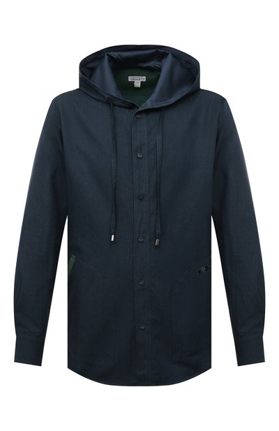 Мужская рубашка из хлопка и льна ZILLI, арт. MFZ-7063-0001/0002