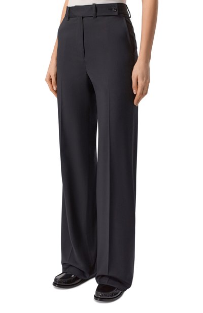 Шерстяные брюки KITON черного цвета по цене 213500 руб., арт. D48109K01024_001, фото 3 Шерстяные брюки KITON, арт. D48109K01024_001, фото 3