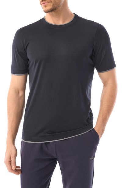 Футболка из шелка и хлопка GRAN SASSO, арт. 60123/78410, фото 3