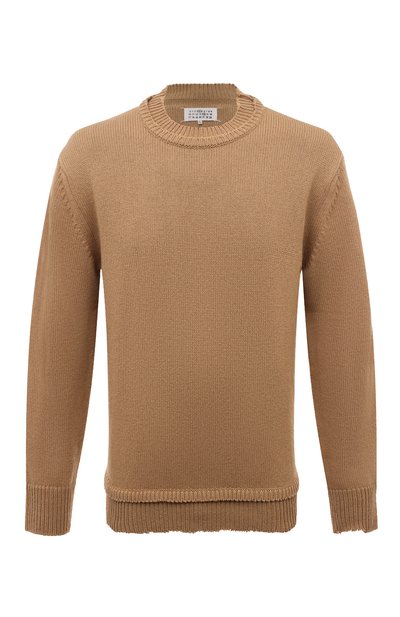 Мужской свитер из шерсти и льна MAISON MARGIELA, арт. SI1GP0001/S18064
