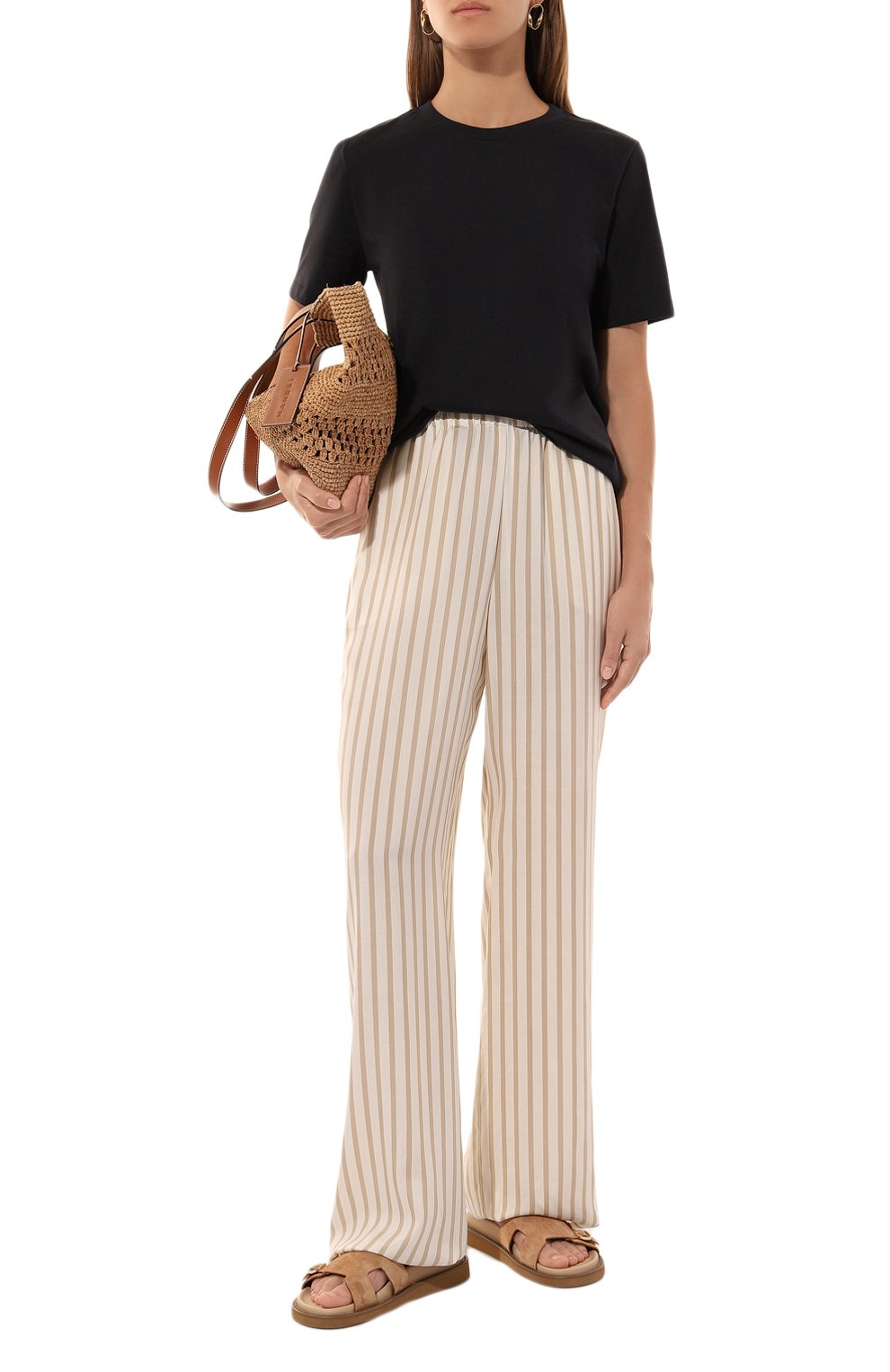 Хлопковая футболка HANRO, арт. 078662, фото 2