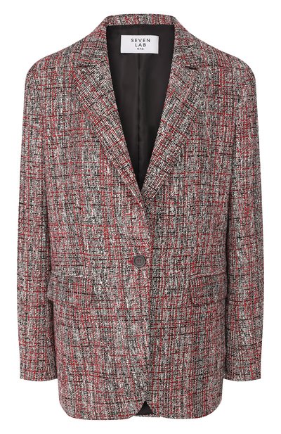 Женский жакет из вискозы SEVEN LAB, арт. JTW2 20-0 red/black