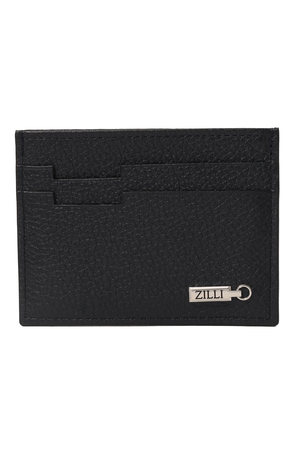 Кожаный футляр для кредитных карт ZILLI темно-синего цвета по цене 37800 руб., арт. LCC500M1990VIMP00, фото 1 Кожаный футляр для кредитных карт ZILLI, арт. LCC500M1990VIMP00, фото 1