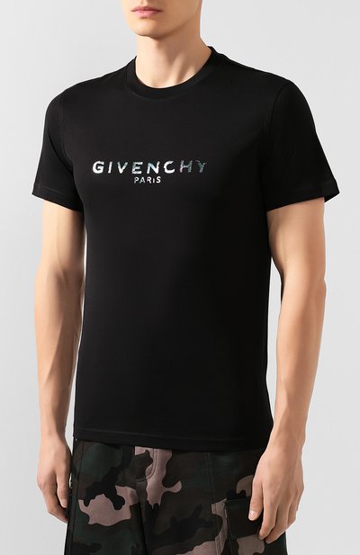 Хлопковая футболка GIVENCHY, арт. BM70T83002, фото 3