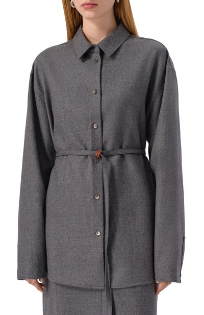 Шерстяная рубашка LE17SEPTEMBRE, арт. LS2579SH002EGR, фото 3