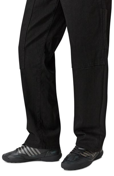 Кожаные кроссовки soccer DSQUARED2, арт. SNM0433, фото 3