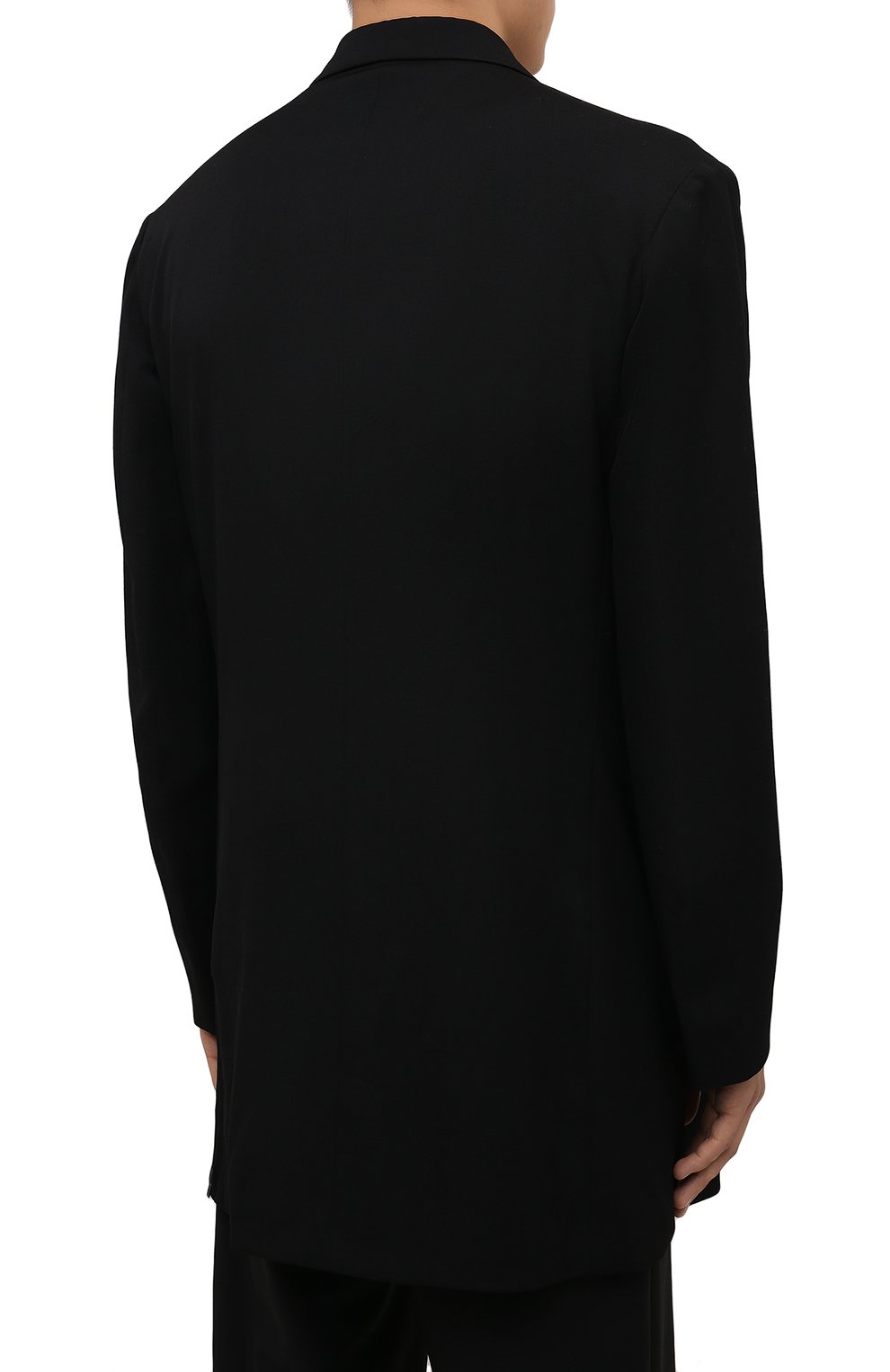 Шерстяной пиджак YOHJI YAMAMOTO, арт. HX-J20-100, фото 4