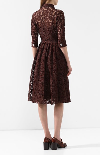 Платье из смеси хлопка и вискозы PRADA, арт. P3A94-1SA4-F0324, фот о 4
